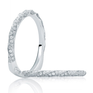 A.JAFFE 18 Karat Signature Diamond Wedding Ring MRS820