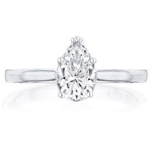 Tacori P100PS85X55FW 14 Karat Coastal Crescent Engagement Ring