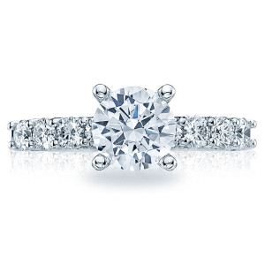Tacori Crescent Platinum Engagement Ring 2598RD7