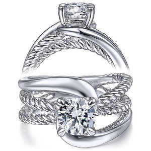 Taryn 14k White Gold Round Diamond Engagement Ring TE15405R4W4JJJ
