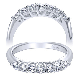 Taryn 14 Karat White Gold Straight Wedding Band TW5581W44JJ