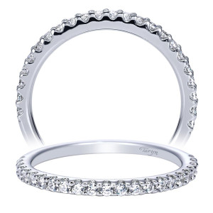 Taryn 14 Karat White Gold Straight Matching Wedding Band TW7815W44JJ