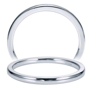 Taryn 14 Karat White Gold Straight Wedding Band TW7944W4JJJ