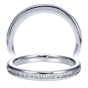 Taryn 14 Karat White Gold Straight Wedding Band TW8008W44JJ