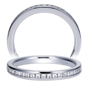 Taryn 14 Karat White Gold Straight Wedding Band TW8293W44JJ