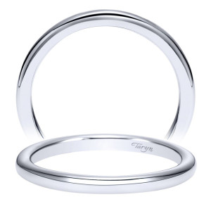 Taryn 14 Karat White Gold Straight Wedding Band TW9089W4JJJ
