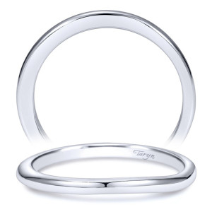 Taryn 14 Karat White Gold Straight Wedding Band TW9090W4JJJ