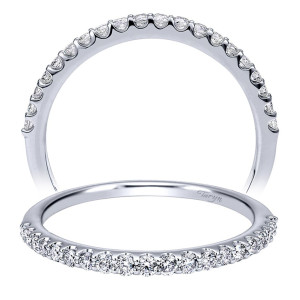 Taryn 14 Karat White Gold Straight Wedding Band TW911727R1W44JJ