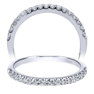 Taryn 14 Karat White Gold Straight Wedding Band TW911885R0W44JJ