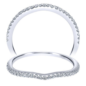 Taryn 14 Karat White Gold Straight Wedding Band TW911960R0W44JJ