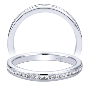 Taryn 14 Karat White Gold Straight Wedding Band TW9350W44JJ