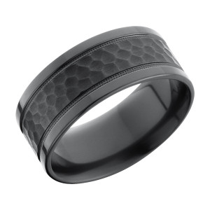 Lashbrook Z9F2UMIL Zirconium Wedding Ring or Band