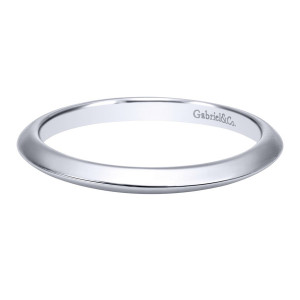 Gabriel 14 Karat Contemporary Wedding Band WB911730R0W4JJJ