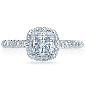 Tacori HT2547PR6 18 Karat Classic Crescent Engagement Ring