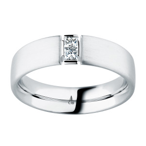 241716 Christian Bauer Platinum Diamond Wedding Ring / Band