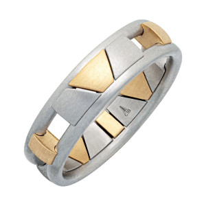 243296 Christian Bauer Platinum & 18 Karat Wedding Ring / Band