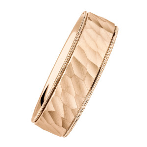 274680 Christian Bauer 18 Karat Rose Gold Wedding Ring / Band