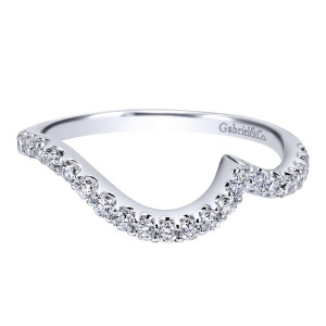 Gabriel 14 Karat Contemporary Wedding Band WB911728R0W44JJ