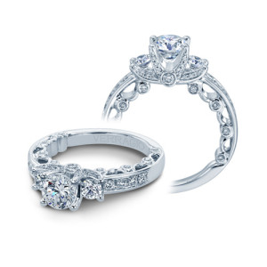 Verragio Platinum Paradiso Engagement Ring Paradiso-3064 R