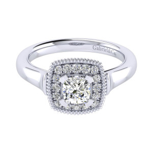Gabriel 14 Karat Perfect Match Engagement Ring ER009B3AKW44JJ