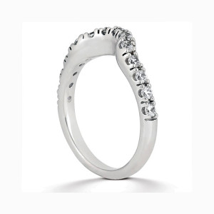 Taryn Collection Platinum Wedding Ring TQD B-199