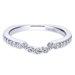 Gabriel 14 Karat Victorian Wedding Band WB4009W44JJ