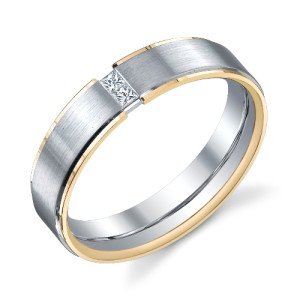 243595 Christian Bauer 14 Karat Diamond Wedding Ring / Band