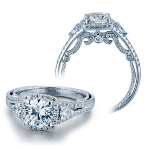 Verragio 18 Karat Insignia-7068CU Engagement Ring
