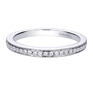 Gabriel 14 Karat Victorian Wedding Band WB9363W44JJ