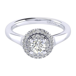 Gabriel 14 Karat Perfect Match Engagement Ring ER009A2AIW44JJ