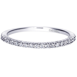 Gabriel 14 Karat Contemporary Wedding Band WB7983W44JJ