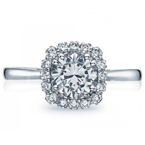 55-2CU65 Platinum Tacori Full Bloom Engagement Ring
