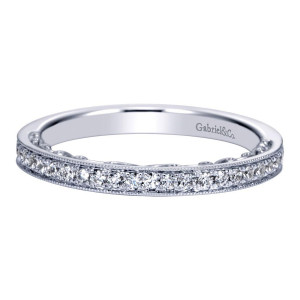 Gabriel 14 Karat Victorian Wedding Band WB8671W44JJ