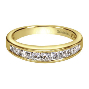 Gabriel 14 Karat Contemporary Wedding Band WB1737Y44JJ