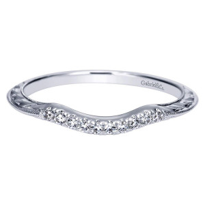 Gabriel 14 Karat Victorian Wedding Band WB8660W44JJ