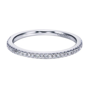 Gabriel 14 Karat Contemporary Wedding Band WB6710W44JJ