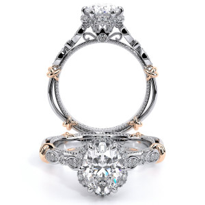 Verragio Parisian-141OV 18 Karat Engagement Ring