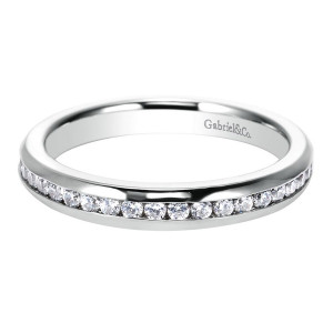 Gabriel 14 Karat Contemporary Wedding Band WB6592W44JJ