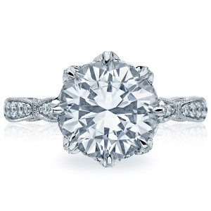 Tacori HT2604RD10 18 Karat RoyalT Engagement Ring