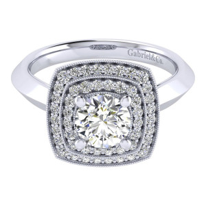 Gabriel 14 Karat Perfect Match Engagement Ring ER001B4AGW44JJ