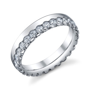246734 Christian Bauer 14 Karat Diamond Wedding Ring / Band