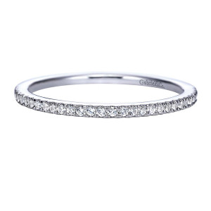 Gabriel 14 Karat Contemporary Wedding Band WB8291W44JJ