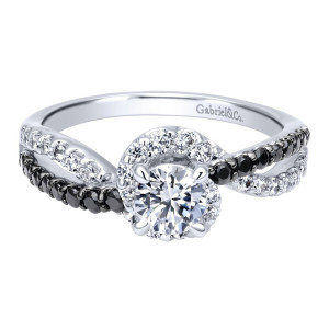 Gabriel 14 Karat Contemporary Engagement Ring ER911938R0W44BD