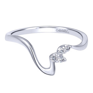 Gabriel 14 Karat Contemporary Wedding Band WB912006R0W44JJ