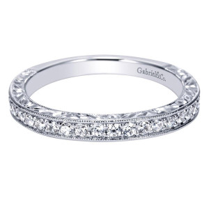 Gabriel 14 Karat Victorian Wedding Band WB9074W44JJ