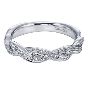 Gabriel 14 Karat Victorian Wedding Band WB6138W44JJ