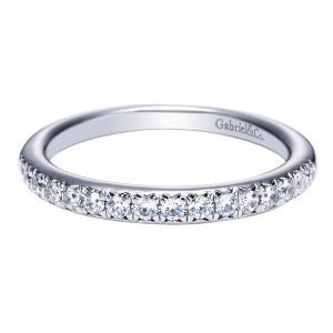 Gabriel 14 Karat Contemporary Wedding Band WB4223W44JJ