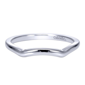 Gabriel 14 Karat Contemporary Wedding Band WB8072W4JJJ