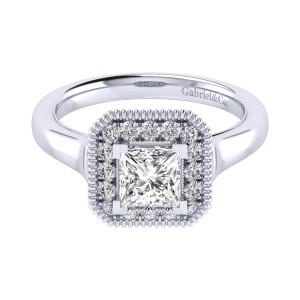 Gabriel 14 Karat Perfect Match Engagement Ring ER009B4ALW44JJ