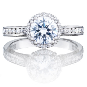 Tacori 2646-25RDR65 18 Karat Dantela Engagement Ring